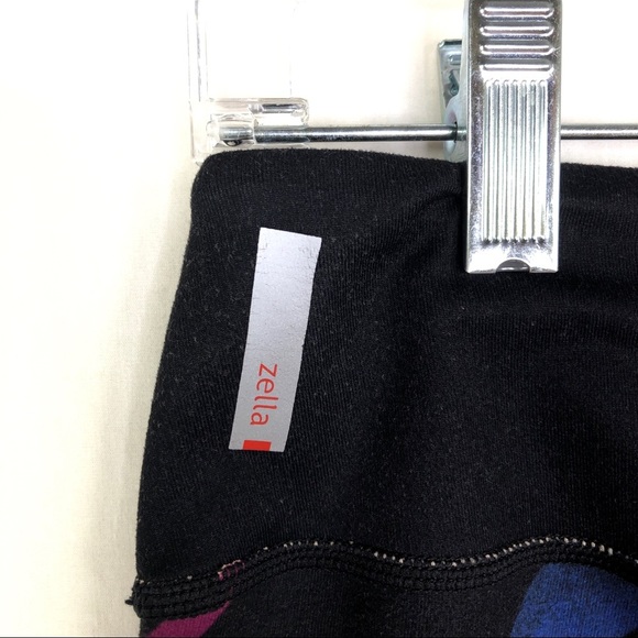 Zella black blue pink workout leggings - Picture 5 of 7